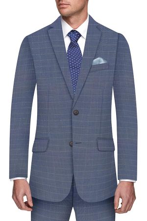 Super 130 Blue Check Suit